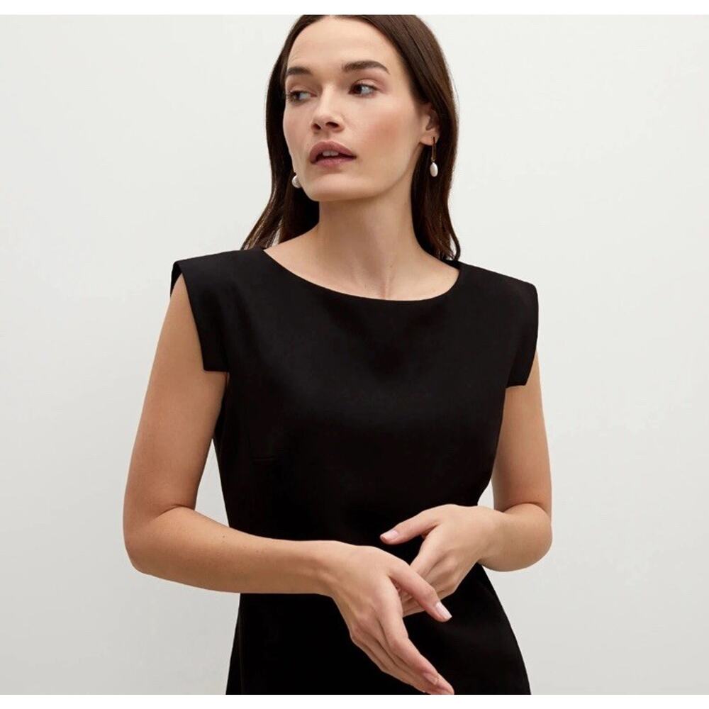 M.M.Lafleur L130914 Womens Black Crepe The Sarah Dress Size 12